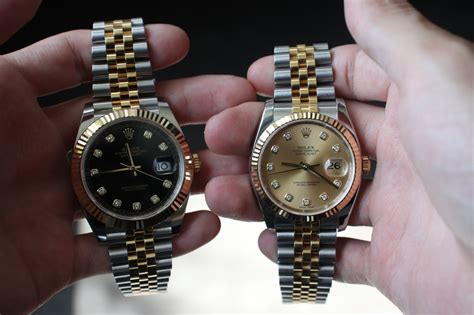 36mm vs 41mm rolex.